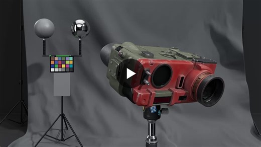 Blade Runner 2049 – Binocular Asset (Refined Study)I revisited this model and made minor improvements to the existing topology and edge flow.In Foundry Mari, I reworked parts of the existing… | Teoman Şirvancı