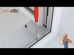 Fensterfeststeller Einbauanleitung für die sichere fixieren des Fensters