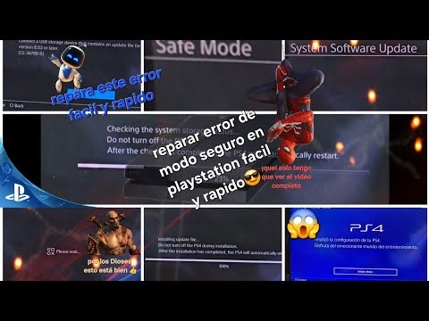 Solucion playstation en modo seguro error (CE-34788-0), How to Fix Stuck in Safe Mode error CE-34xxx
