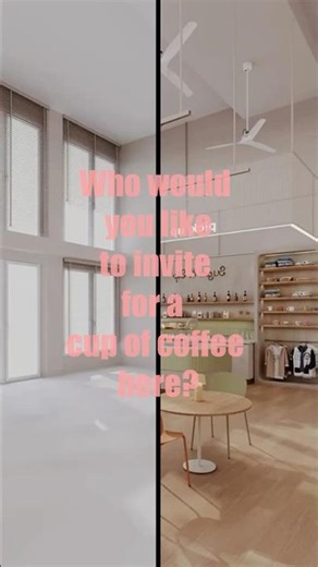 Transforming an Empty Café Space into a Cozy Design Haven! ☕✨ #interiordesign