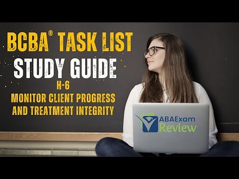 Monitor Client Progress and Treatment Integrity | BCBA® Task List Study Guide H6 | ABA Exam Review