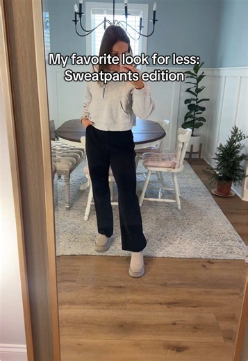 Seriously the softest sweatpants I’ve ever put on and they come in a short length! I’m 5’2” 135 lbs wearing the small in the shorter inseam length! #sweats #crzyoga