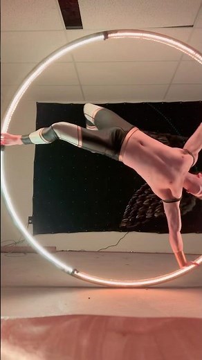 Cyr Wheel acrobatics