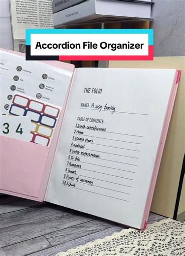 Organize Important Documents with a Binder System