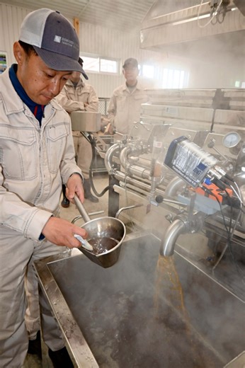 漂うメープルシロップの甘い香り　わくっとニッタが池田で製造開始（十勝毎日新聞）