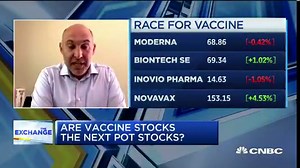 Here's why vaccine stocks may be the next pot stocks