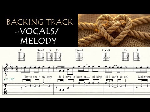 WE CAN WORK IT OUT | BEATLES | - Melody | Backing Track | Karaoke | Sheet Music & TAB