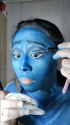 Corpse Bride Make up tutorial #corpsebridemakeup #corpsebride #makeup #halloween