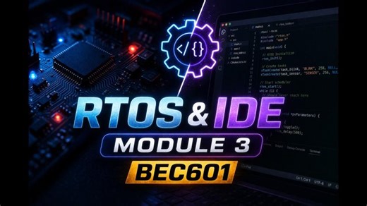 RTOS IDE Explained Simply | BEC601 Module 3 (VTU Exam Prep) | ECE TechNest Y.