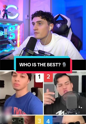 Who is the best? 🎙️ #beatbox #reaction | beat box