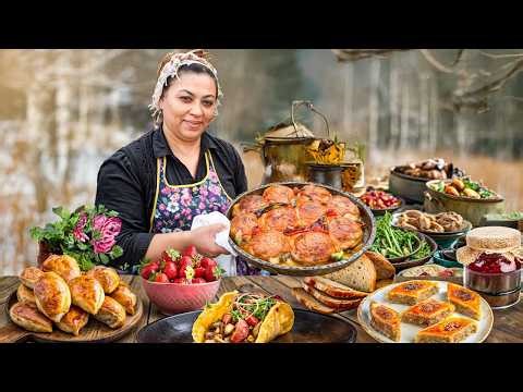 There is No Equal in THE World to this Azerbaijani Woman Who Cooks 18 Food in 1 Day