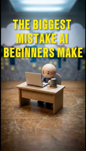 DeepLearning.AI on Instagram: "The Biggest Mistake AI Beginners Make Most people fail at AI projects before they write a single line of code. If you’re asking “What model should I use?” you’re already stuck. Great AI starts with a real problem people actually care about, not the latest model."
