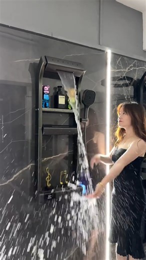 113K views · 649 reactions | ✨ Style Meets Comfort  Transform your bathroom into a private spa with a modern rain shower set made for relaxation. #BathroomInspo #LuxuryBathroom #HomeUpgrade #RainShower #SmartLiving | Home Kitchen Supplies | Facebook