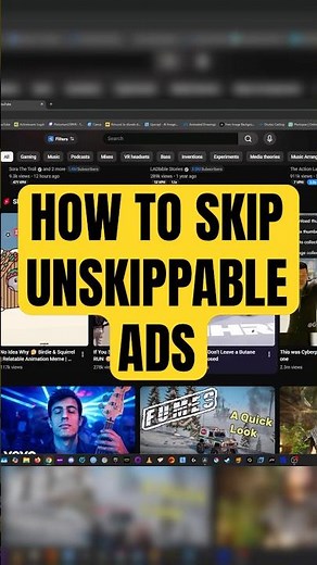 How to skip unskippable ads without ad blocker