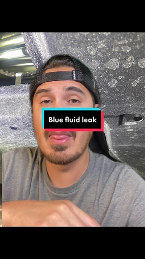 Identifying Blue Fluid Leak in a Brand New Car