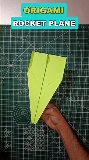 how to make a paper rocket 🚀🥰 , easy origami craft , best paper jet tutorial #shorts #paper