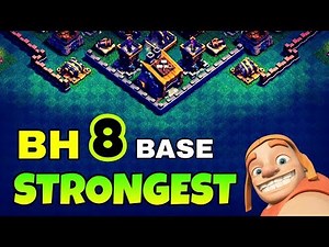 STRONGEST BUILDER HALL 8 BASE LAYOUT | BEST BH8 BASE IN COC | CLASH OF CLANS