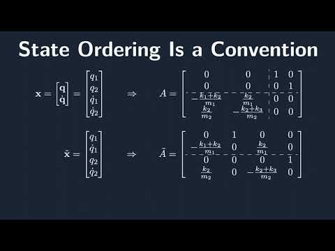 Converting MDoF ODEs to State-Space Form