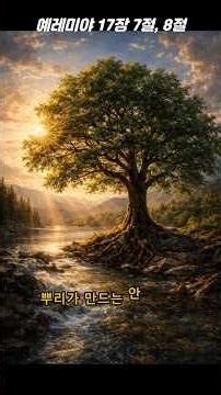 예레미야 17장 7절, 8절 무릇 여호와를 의지하며 여호와를 의뢰하는 그 사람은 복을... #성경말씀 #하나님의평안 #기독교쇼츠 #christianshorts #bibleverse