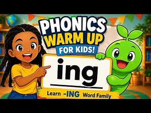 Phonics Warm Up for Kids! | Learn to Read ING Word Family