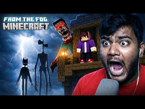 Survive 100 Days in Minecraft's DEADLY From The Fog Horror Mod #3