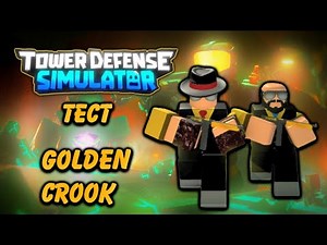 тест Золотой Крук Босс tds, showcase golden crook boss tds, tds golden perks, golden buff tds