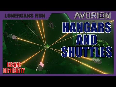 Avorion - Using Trinium To Build Hangars & Shuttles