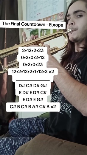 The Final Countdown - Europe #trumpet #trumpeter #trumpettutorial