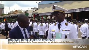 Défilé militaire du 20 Mai 2019 au Cameroun: Bilan par le Chef DIVCOM/MINDEF sur AFRICA24 | Ministère de la Défense du Cameroun
