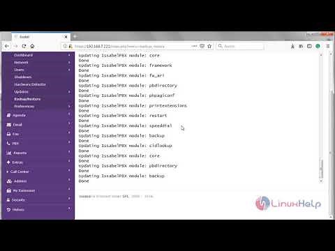 How to migrate elastix backup by using Issabel