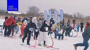 3.5K views · 164 reactions | Kicksledding is a popular old way of crossing frozen bays and lakes. At 3,555 km², Lake Peipus is not only the largest lake in Estonia but the largest trans-boundary lake in Europe. This year the annual kicksledding competition across the frozen lake is postponed until winter decides to show up. | Visit Estonia | Facebook