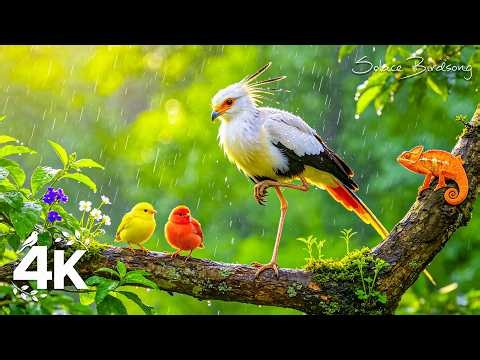 🐦 Bird Sounds & Relaxing Piano 🌧️ Peaceful Rain Ambience for Deep Sleep & Relaxation