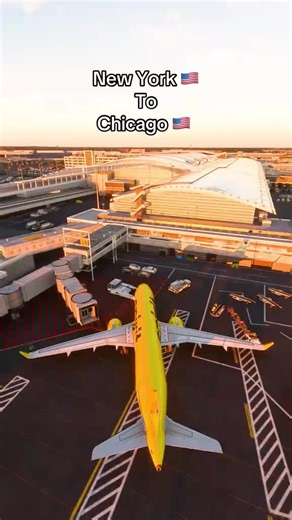 ‏New York 🇺🇸 to Chicago 🇺🇸#microsoftflightsimulator #micro