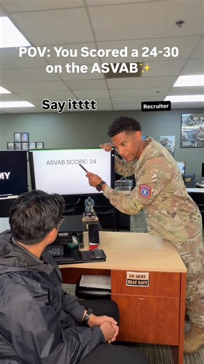 Sergeant Knight | Army Recruiter | Proudly Introducing the 09M Program which is designed for Army applicants who score 24–30 on the ASVAB. This opportunity will have you... | Instagram