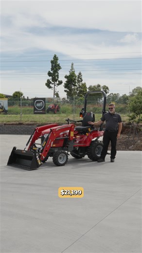 KC Equipment on Instagram: "The Massey Ferguson 1GC Series brings big capability in a compact package. Designed for property maintenance, landscaping and year-round tasks, the 1GC delivers power, versatility and comfort without complication. With a smooth hydrostatic transmission, intuitive controls and a comfortable operator station, it’s easy to use whether you’re mowing, loading, digging or transporting. Versatile attachment options — like loaders, mid-mount mowers and backhoes — make this su