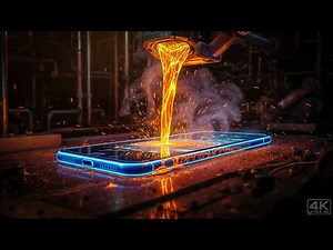 Você Nunca Imaginou Como o VIDRO do SEU CELULAR é Feito