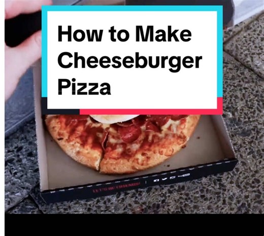 How to Make Cheeseburger Pizza #cheeseburgerpizza | pizza