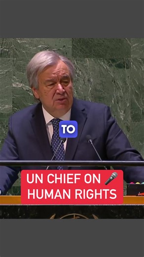 228K views · 12K reactions | All Humans are Free & Equal - UN Chief . United Nations Chief on 75 Years of Universal Declaration of Human Rights . #UnitedNations #UNChief #un #chief #humanrights #humanity #Declaration #Humans #Peace #universal #World #Global | Top TV Canada | Facebook