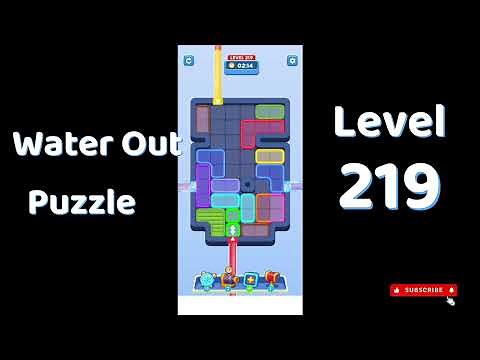 Water Out Puzzle Level 219 Walkthrough 💧 | Step-by-Step Solution | SolutionGuruji