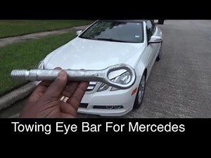 Emergency Towing Eye Bar For E350 Mercedes. ***THIS IS NOT A TOW BAR*** How To Use It