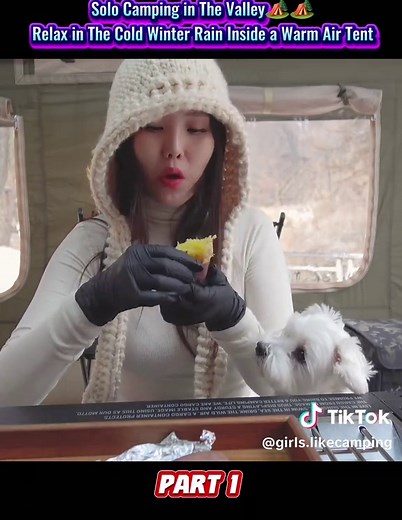 Solo Camping in the Valley: Experience Winter Relaxation