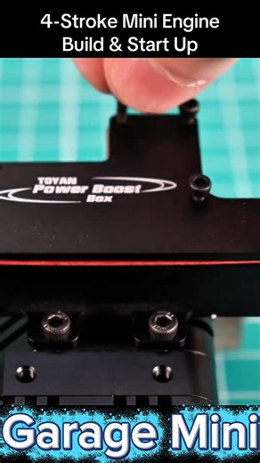 Part 1: 4-Stroke Mini Engine Build & Start Up #buildengine #diy #build #engine #enginekit #cars #v8 #V8Power #v8engine #v8biturbo #Cason #carcare #garage #miniature @followers | Garage Mini