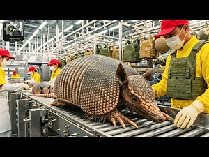 Inside the Armadillo-Shell Factory: From Armor Helmets to Luxury Goods (Full Process)