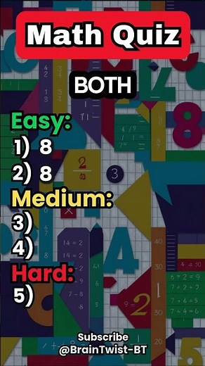 ➗ Ultimate Math Quiz! 🧮 Can You Solve These Puzzles?