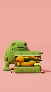 Happy weekend! Pack in as much fun as you can 💚🐸 | Jellycat
