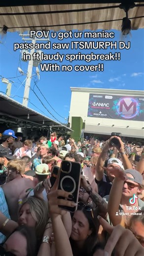 MIKE WOODS on Instagram: "Maniac Passes are live right now!! Linked in description! Gets you free cover into the bars!! Dm me for more info!! #springbreak #ftlaudy #collegedj #college #alabamastateuniversity"