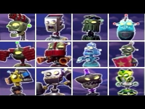 Plants vs. Zombies: Garden Warfare 2 - All Bots (New Spawnable Turrets)