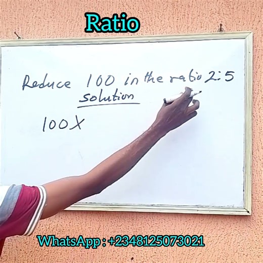 Reducing an amount in a given ratio #maths #basicproblems #mathematics