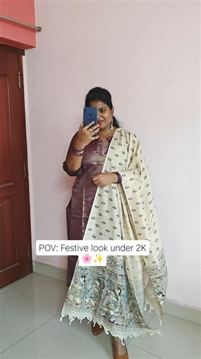 To order watsaap us @ 9884125147 #tissuesilk #madhubanipainting #kurtisstyle