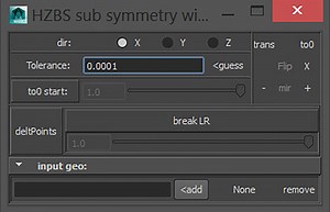 Maya | HZBS Custom Blend Shape Management Tool